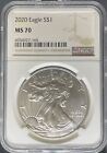 New Listing2020 Silver Eagle MS70 NGC (#PA6034927165)