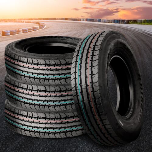 Set 4 ST235/80R16 Trailer Tires 14 Ply All Steel ST Radial 129/125M Load Range G (Fits: 235/75R16)