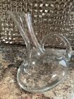 New ListingCrystal Glass Pitcher Cut & Signed By Master Cutter Kurt Strobach The Palms