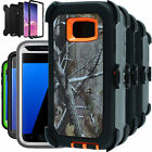 For Samsung Galaxy S7 S7 Edge Camouflage Shockproof Defender Case with Belt Clip