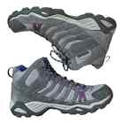 COLUMBIA Armitage Lane Mid Waterproof Hiking Boots Women’s 8.5 Grey Purple
