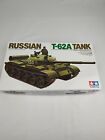 Open Box Tamiya 1:35 Russian T-62A Tank Plastic Model Kit 35108