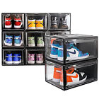 6/10/20Pc Magnetic Shoe Storage Boxes Drawer Type Stackable Sneaker Organizer XL