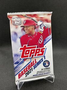 Topps 2021 Series 1 Baseball Pack - 16 Card Pack ️- New Sealed