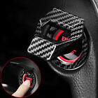 1Pc Carbon Fiber Car Engine Start Stop Push Button Switch Cover Trim Accessories (For: Jeep Grand Cherokee)
