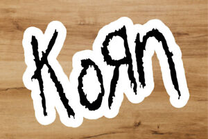 Korn Vinyl Decal Rock Music Nu Metal Band Car Window Laptop Guitar Sticker