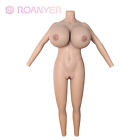 Roanyer S Cup Crossdresser Silicone Body Suit Fake Breast Forms Boobs Cosplay