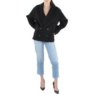 Polo Ralph Lauren Womens Wool Blend Short Dressy Wool Coat Outerwear BHFO 4566