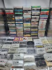 LOT OF 169 ROCK, METAL, COUNTRY Classical music TAPES. PLUS CASSETTE SINGLES USA