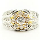Jewelry Ring   Diamond 1ct Platinum X K18 3242094