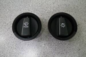 TOYOTA AE86 LEVIN TRUENO Genuine Wiper & Light Control Knob Switch Set OEM Parts