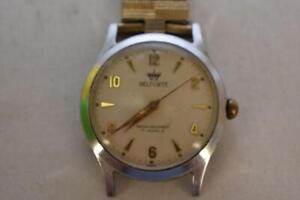 Vintage Men's Belforte 17 Jewel Watch, Runs! Needs new band
