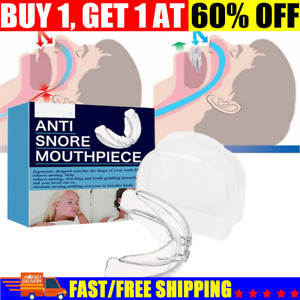 Adjustable Anti Snoring Mouthpiece Guard Anti Snore Sleep Apnea Teeth Grind HOT
