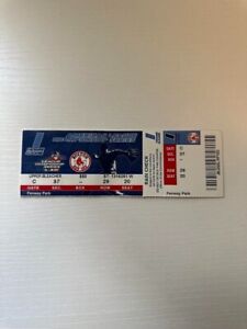 New Listing2004 New York Yankees vs Boston Red Sox Baseball Unused Ticket Stub GAME 5 *MINT