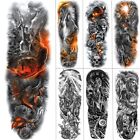 3D Ares Warrior Big ARM Temporary Tattoos For Women Girl  Large Legs Waterproof