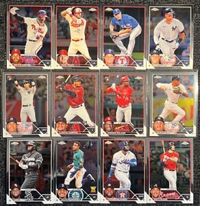 2023 Topps Chrome Baseball Complete Your Set You Pick Card 1-220 PYC WITH ROOKIE