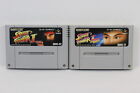 Lot of 2 Street Fighter II & Turbo SFC Nintendo Super Famicom SNES Japan Import