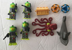 LEGO Atlantis Divers Chest Treasure Keys Shark  Sea Red Octopus 60167 Lot 18