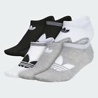 Adidas Originals Trefoil Superlite NO-SHOW 6 Pairs Socks Men's 5-10 New Pack
