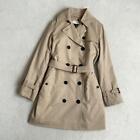 Burberry London Trench Coat with Liner & Belt Beige Size 36 From Japan