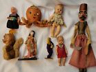 Lot Of 8 Antique/Vintage International Dolls