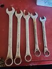 New ListingLot Of 5 Vintage S-K Wayne SAE Combination Wrenches