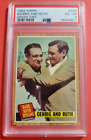 BABE RUTH 1962 TOPPS RUTH SPECIAL LOU GEHRIG CARD GREEN TINT GRADED PSA 4 VG-EX