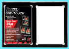 ULTRA PRO BLACK FRAME 2 CARD ONE TOUCH 35pt MAGNETIC HOLDER Double Wall Display