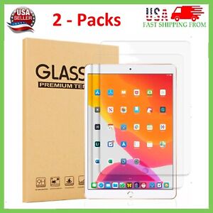 [2-Pack] HD Tempered GLASS Screen Protector for Apple iPad 5th & 6th Generation