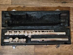 Yamaha 225Sii Silver Plated Flute with Hard Case **FREE SAME DAY SHIPPING**