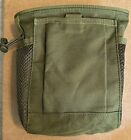 Green Dump Pouch w Drawstring, Magazine/Mag Pouch, Tactical Utility Pouch