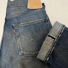 Made In Japan Levi'S 501Xx W32 55501 Red Ear Reprint Damaged Processing