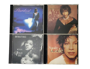 Natalie Cole CD Lot of 4 - Holly & Ivy, Stardust, Unforgettable & Take A Look VG