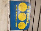 Vintage Campbell Chain Sign Advertising Sports Equipment Tin 50's? Store Dealer