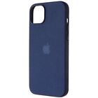 Apple FineWoven Case for MagSafe for iPhone 15 Plus  - Pacific Blue ​​​​
