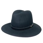 RAG & BONE Womens Wool Felt Floppy Brim Fedora Hat Black (MSRP $250)