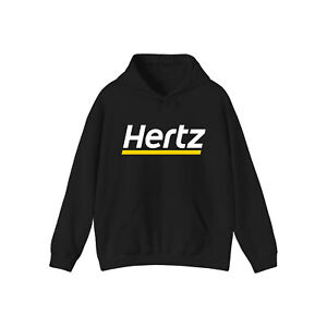Hertz Car Rental Logo Print Hoodie Sweatshirt USA Size