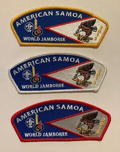 2015 23RD World Scout Jamboree AMERICAN CONTINGENT JSP 3 badges
