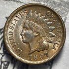1897 1C Indian Head Cent AU/BU Lustrous