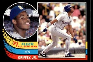 1991 Fleer All-Stars Baseball Card Ken Griffey Jr. Seattle Mariners #7
