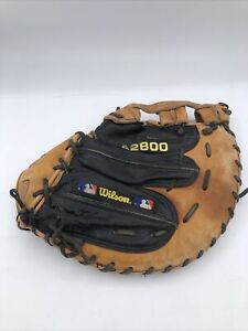 Wilson A2800 First Base Glove Mitt Left Hand Throw Vintage -READ
