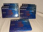 New ListingLot of 8 Sony 60 Min,Blank Cassette Tapes New Sealed