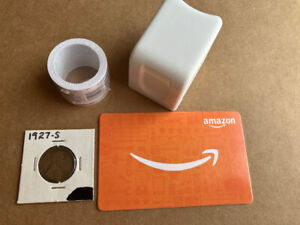 New ListingAMAZON GIFT CARD, 1927- S WHEAT PENNY, USA STAMPS + DISPENSER - ESTATE SALE !!!