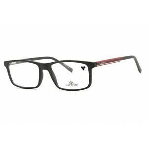Lacoste Men's Eyeglasses Matte Khaki Plastic Rectangular Shape Frame L2858 317