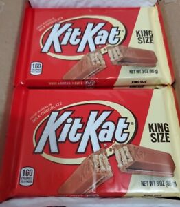 24 Kit Kat King Size 3oz Milk Chocolate Crisp Wafers Bulk LARGE KING SIZE