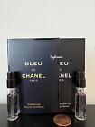 2 x Chanel Bleu de Chanel - 1 EDP  & 1 Parfum Sample Spray 1.5ml / 0.05oz each