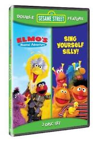 Double Feature: Elmo's Musical Adventure/Sing Yourself Silly! - DVD - VERY GOOD