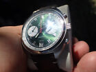 Zodiac Grandrally Stainless Steel GREEN Dial Chronograph Men's Watch