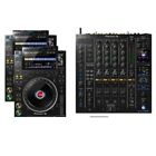 Pioneer DJ CDJ 3000 Pair + DJM-A9 DJ Controller Mixer AC100V use