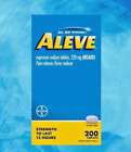 ALEVE - Pain Reliever-Fever Reducer - 200 CAPLETS - EXP: 04/2024